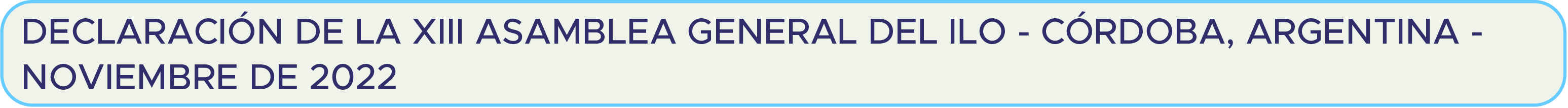 Declaración XIII Asamblea - Córdoba